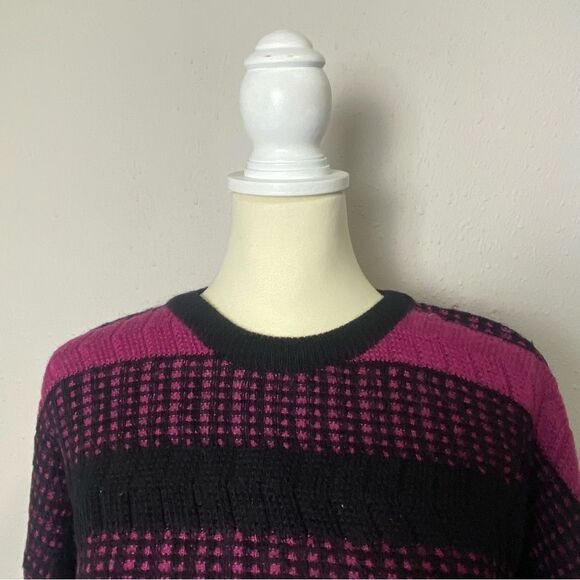 Vintage 80's Northwestern Knitting Co. Wool Blend Knit Sweater Women's Size L - Picture 5 of 14